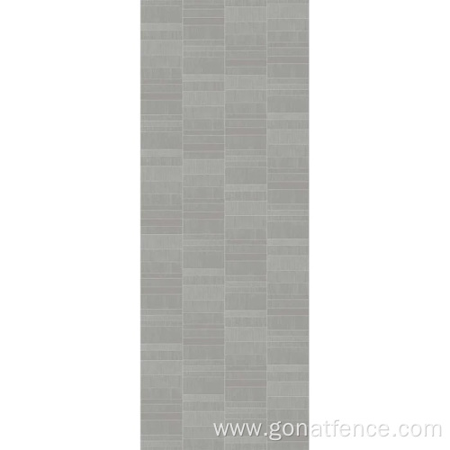 Silver Small Tile PVC Wall Panel PVC Cladding